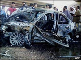 سيارة مفخخة في الرمادي