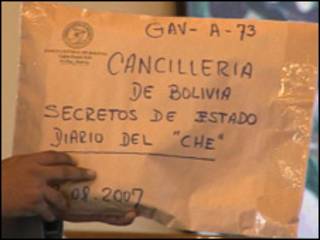 Fotos de documentos del Che Guevara