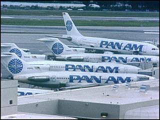 Flota de aviones de Pan Am. Archivo