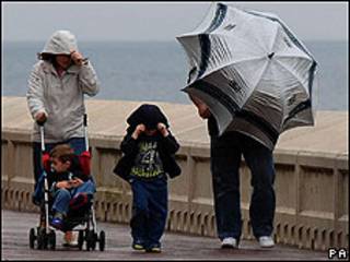 Chuva em Scarborough