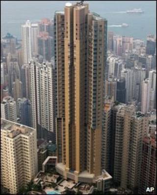Prédio do número 39 da Conduit Road em Hong Kong