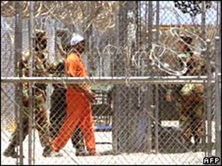 Detenido en Guantánamo (Foto de archivo)