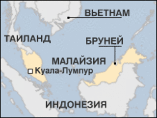 Карта Малайзии