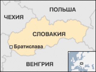 Карта Словакии