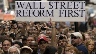 Protestas en Wall Street