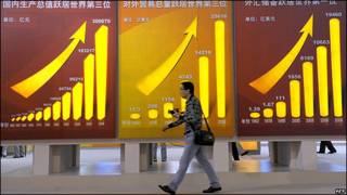 Propaganda china sobre el crecimiento económico