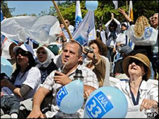 Simpatizantes de Lacalle