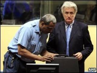Radovan Kardzic no tribunal