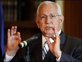 O presidente interino de Honduras, Roberto Micheletti