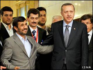 رجب طیب اردوغان و محمود احمدی نژاد در تهران