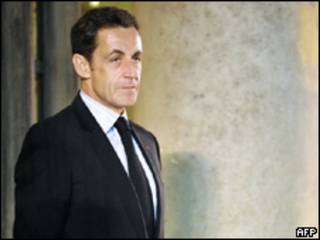 El presidente francés, Nicolas Sarkozy