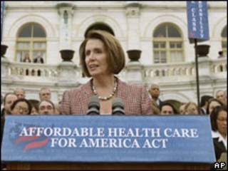 Nancy Pelosi, presendente de la Cámara de Representantes de EE.UU.