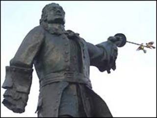 Estatua de Blas de Lezo en Cartagena de Indias, Colombia