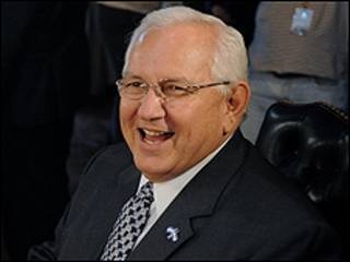O líder interino de Honduras, Roberto Micheletti