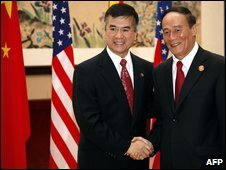 Bộ trưởng thương mại Mỹ và phó thủ tướng TQ ở Hàn Châu