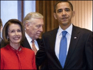 Tổng thống Obama cùng CT Hạ viện Nancy Pelosi