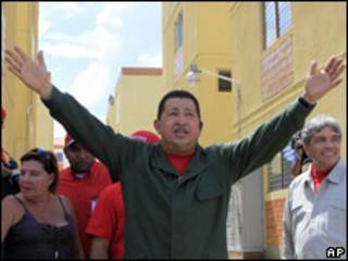 Hugo Chávez, presidente de Venezuela