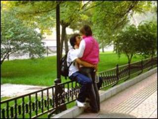 pareja de chinos