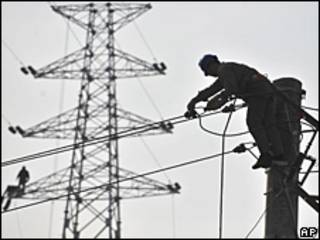 Poste eléctrico.