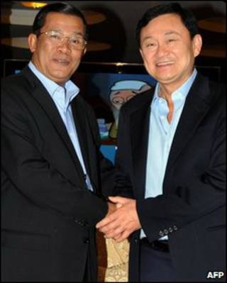 Hai ông Hun Sen và Thaksin