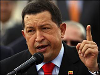 Hugo Chávez.