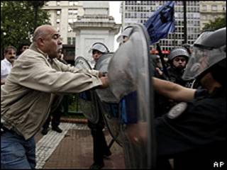 Protesta en Buenos Aires
