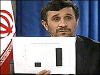 احمدی نژاد در تلویزیون - عکس از فارس