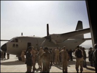 هواپیمای C-27 کمک آمریکا به وزارت دفاع افغانستان