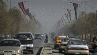 جاده منتهی به فرودگاه کابل