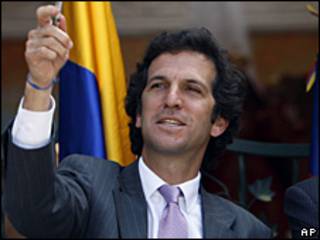 Jaime Bermúdez, canciller de Colombia.