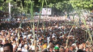 गन्ना किसानों की दिल्ली में रैली (फ़ाइल फ़ोटो)