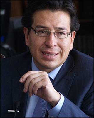 Fander Falconí, canciller de Ecuador