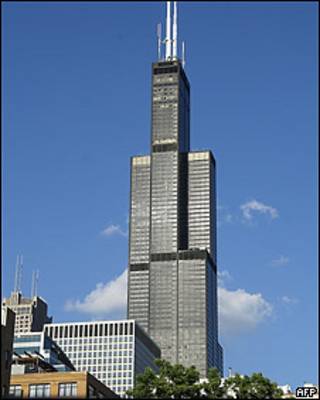 Willis Tower (ранее Sears Tower) в Чикаго
