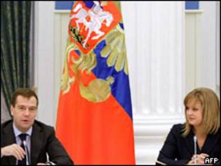 Дмитрий Медведев и Элла Памфилова