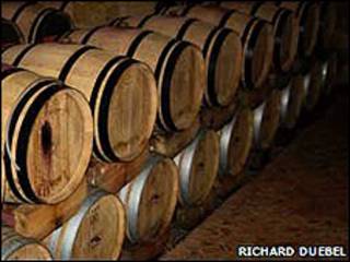 Barricas de vino