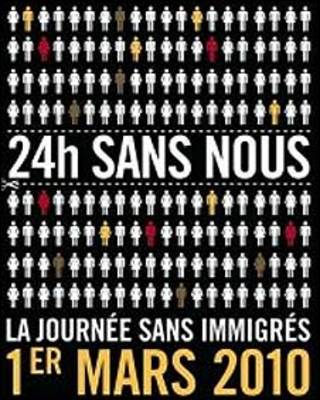 Afiche para el Día sin Inmigrantes