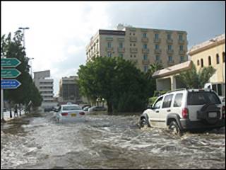 سیل در عربستان سعودی