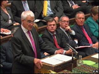 Alistair Darling Ministro de Finanzas