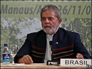 Lula da Silva en Cumbre de Manaos