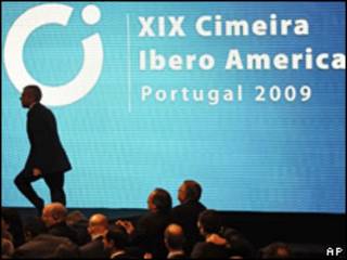 José Socrates na abertura da Cimeira