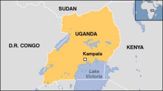 Ramani ya Uganda
