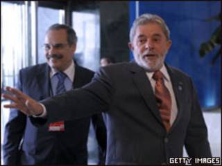 O presidente Luiz Inácio Lula da Silva em Portugal