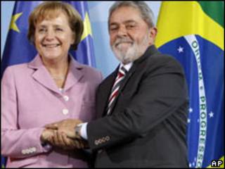 Merkel e Lula em Berlim