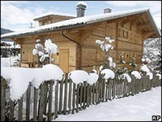 Residencia del director Roman Polanski en la ciudad de Gstaad, en Suiza