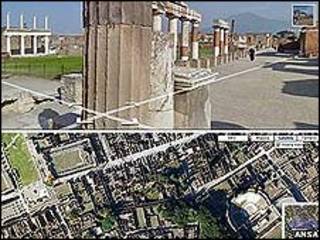 Pompeya a través de Google