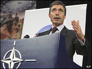 O secretário-geral da Organização do Tratado do Atlântico-Norte (Otan), Anders Fogh Rasmussen