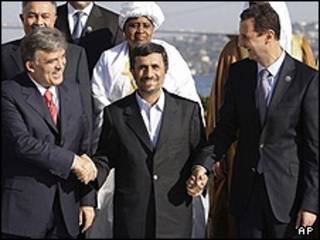 بشار اسد، محمود احمدی نژاد، عبداله گل