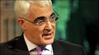 İngiltere maliye bakanı Alistair Darling