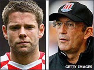 James Beattie (trái), Stoke City