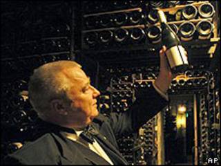 Botelllas antiguas de vino